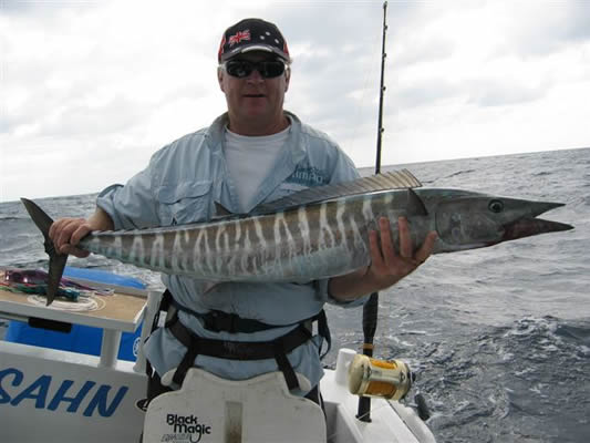 ANGLER: Adrian Loves . SPEICES: Wahoo. WEIGHT:  Kg.